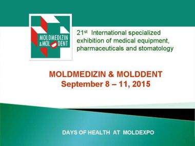 Дни здоровья на Moldexpo  8 - 11 сентября 2015